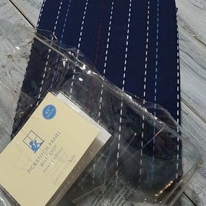 Pottery Barn Kids Navy Pickstitch Curtain Panel